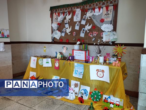 نمایشگاه دست‌سازه‌های دانش‌آموزی؛ تجلی خلاقیت و مهارت در آموزشگاه شقایق‌های ملارد