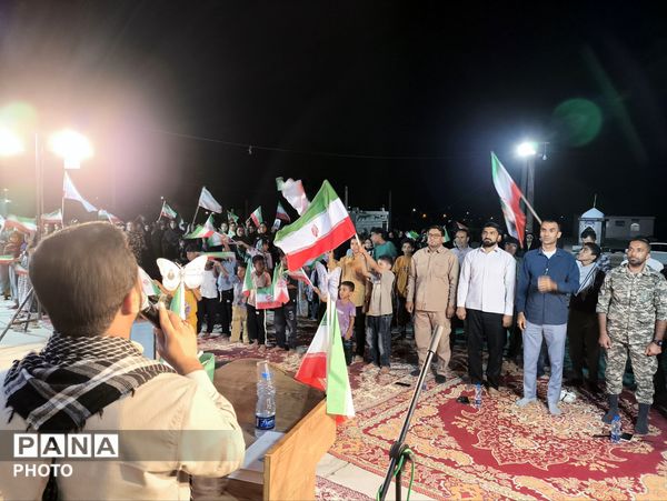 اجتماع پرشور مردم بنهکان (سندرک)؛ تجدید بیعت با رهبری و حمایت از نیروهای مسلح