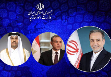تماس‌های تلفنی عراقچی با همتایان مصری و قطری