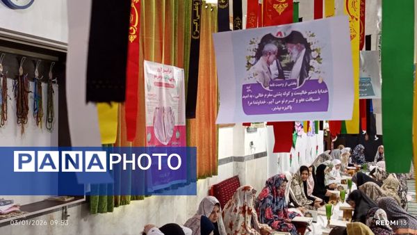 تجلی معنویت و پیوند مادر و دختری در اعتکاف مسجد جامع رامیان