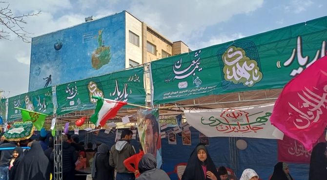 بزرگترین موکب خانوادگی شیراز میزبان جشن ولادت عدل گستر و پیروزی انقلاب اسلامی