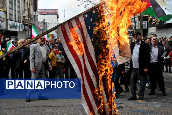 راهپیمایی روز قدس در زنجان 