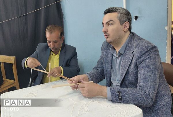 دوره آموزشی چوب و گره در کانون سراج ناحیه ۷