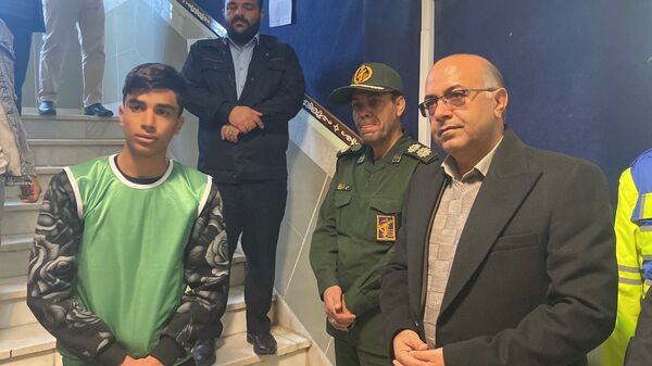تمرین مقابله با بحران در هنرستان شهید باهنر باخرز