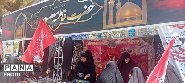 پیاده‌روی جاماندگان اربعین در شهرک ینگی امام ساوجبلاغ
