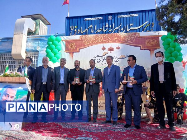 افتتاح استانی طرح «پهلوان سعید» و سه زمین چمن مصنوعی در کاشمر 