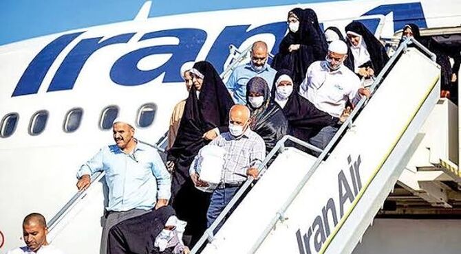 بازگشت ۷۶ درصد حجاج ایرانی به کشور