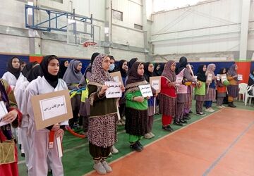 جشنواره فرهنگی ورزشی دختران آفتاب ایران در شهرستان جعفرآباد قم