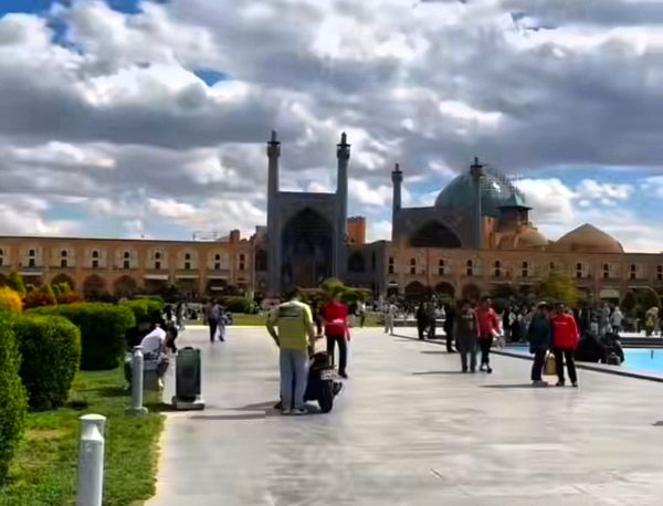کاروانسرای شاه عباسی اصفهان در ایام نوروز 