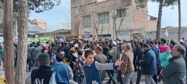 راهپیمایی یوم الله بیست و دوم بهمن ماه در خلیل آباد