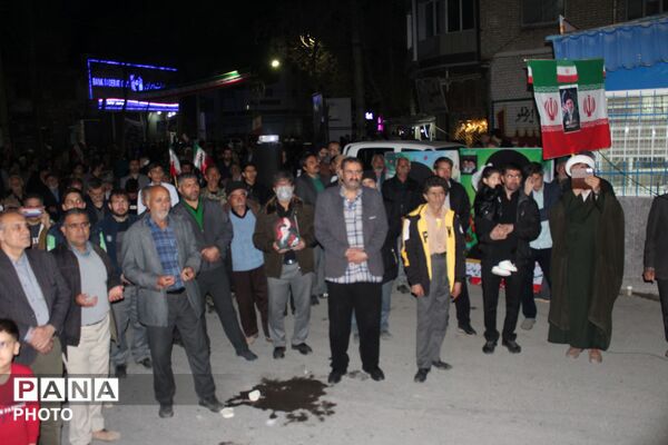 جلوه هایی از حضور باشکوه مردم آشخانه در راهپیمایی