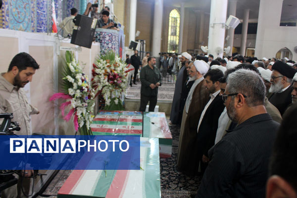 تشییع پیکرهای مطهر شهدای حملات رژیم صهیونیستی در قم