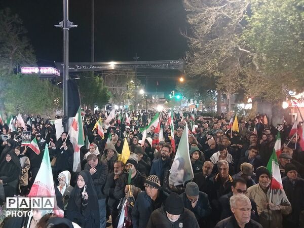 آیین چهلمین روز شهادت امام خامنه‌ای، میهمان دیار کهن نیشابور