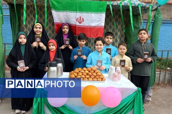 جشن نیمه شعبان و فجر با شور پیشتازان در مدرسه شهید جواد سرافراز