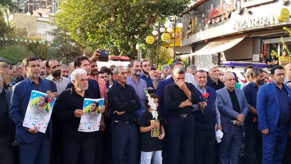 تشییع دو شهید دفاع مقدس در البرز 