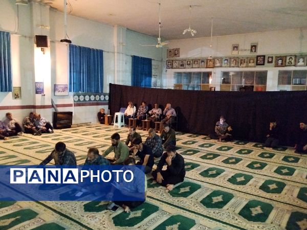 مراسم عزاداری شهادت امام جعفر صادق(ع) در روستای ظفرآباد 