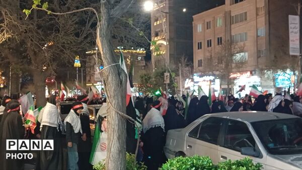 شکوه اقتدار مردم نیشابور در سی و ششمین شب از قرار های شبانه
