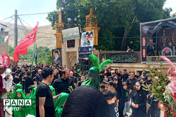 نمایی از عاشورا حسینی در روستا رویین