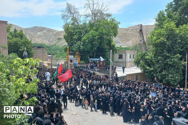 نمایی از عاشورا حسینی در روستا رویین