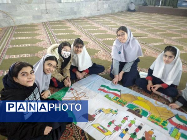 رونمایی از  تابلوی اتحاد دانش‌آموزی در دبستان آزادی