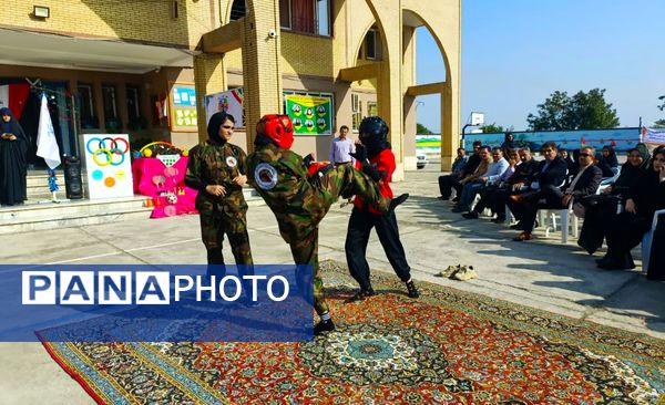 افتتاح المپیاد ورزشی در دبیرستان یاران امام تیرتاش 