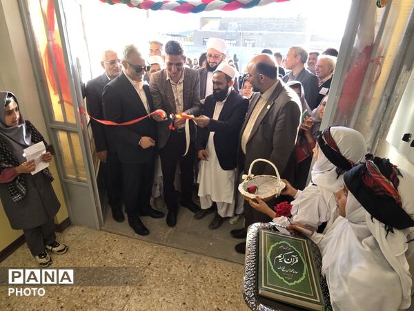 افتتاح دبستان شش کلاسه لاج شهرستان خواف 