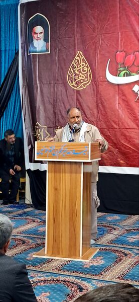 عزاداری دهه دوم فاطمیه با حضور شهید گمنام در دهستان شوراب صغیر  