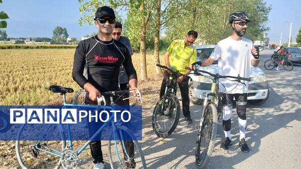 نخستین همایش دوچرخه‌سواری روستای اهلم