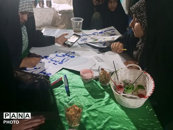 موکب دانش‌آموزی محله امامشهر یزد