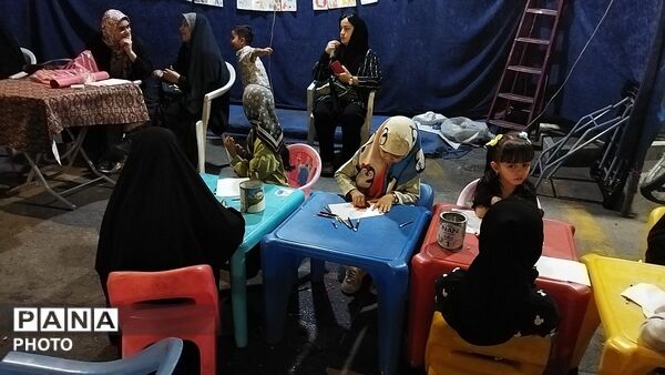 موکب جبهه فرهنگیان نیشابور  در اولین شب ماه  محرم ۱۴۰۵