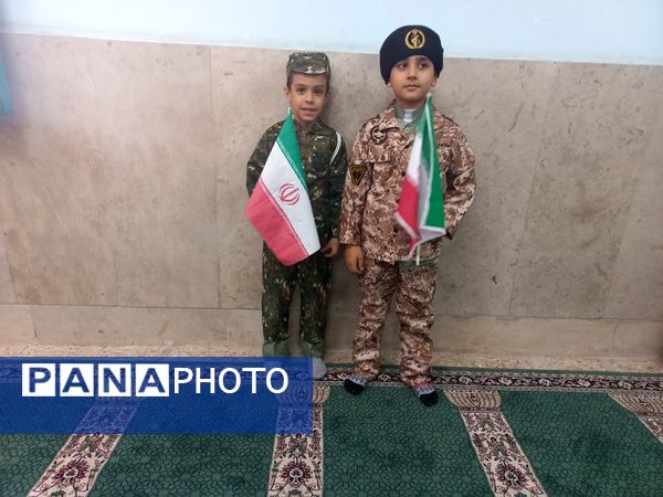 رئیس سازمان بسیج دانش‌آموزی شهرستان قدس مهمان دانش‌آموزان دبستان شهید رجایی 