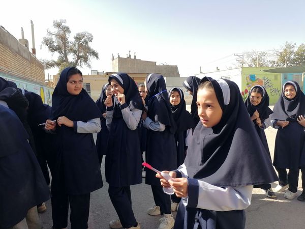 مراسم انتخابات شورای دانش آموزی در دبیرستان ناهید نخودی 