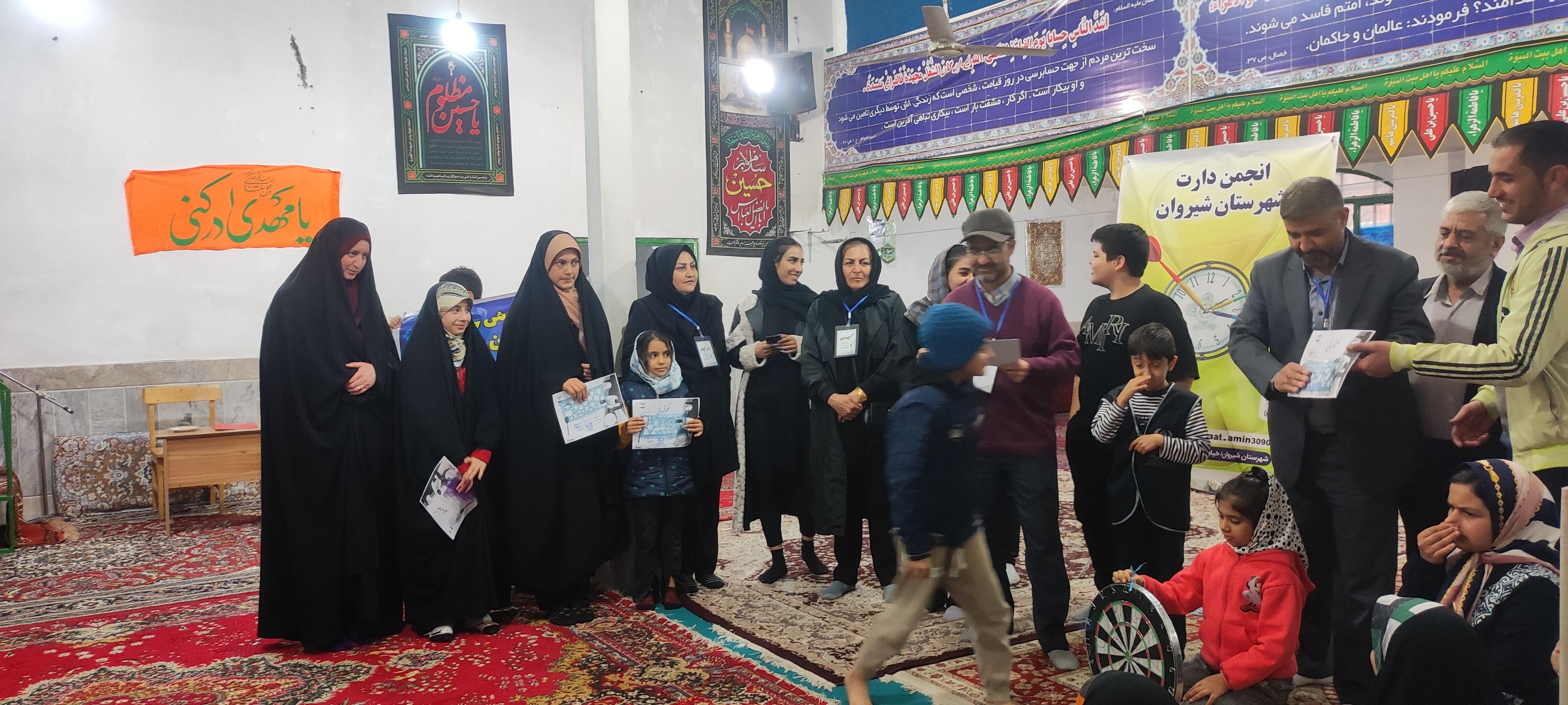 استعدادیابی مسابقات دارت در روستای چلو شهرستان شیروان