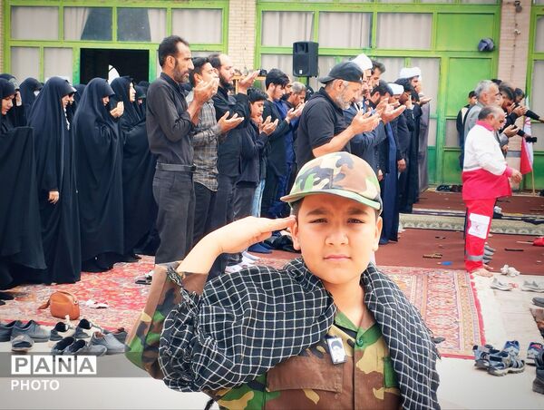 راهپیمایی آخرین جمعه ماه مبارک رمضان در شهرستان شهداد 