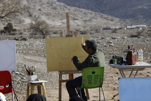 کارگاه آموزشی طراحی و نقاشی هنرستان فاطمه زهرا (س) در شهرستان گچساران