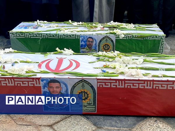 تشییع پیکر شهدای نیروی انتظامی مشهد مقدس