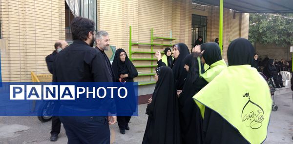 برگزاری موکب گام های عاشقی امام رضا (ع) در دبیرستان نمازی خواه مشهد