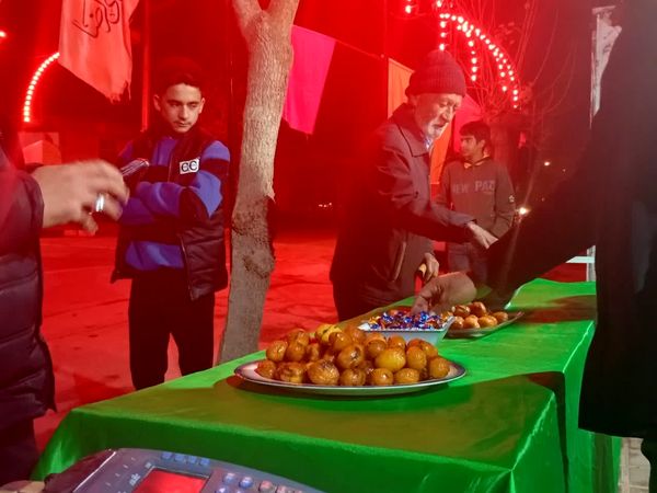 هیأت شاهزاده علی‌اصغری میزبان جشن میلاد دو گوهر آسمانی