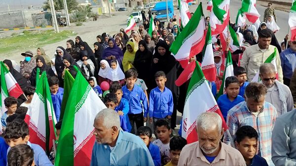 راهپیمایی ۲۲ بهمن ماه در دهستان‌های آبنما و خراجی رودان