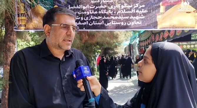 برپایی موکب خدمت رسانی به جاماندگان اربعین سازمان تعاون روستایی استان اصفهان