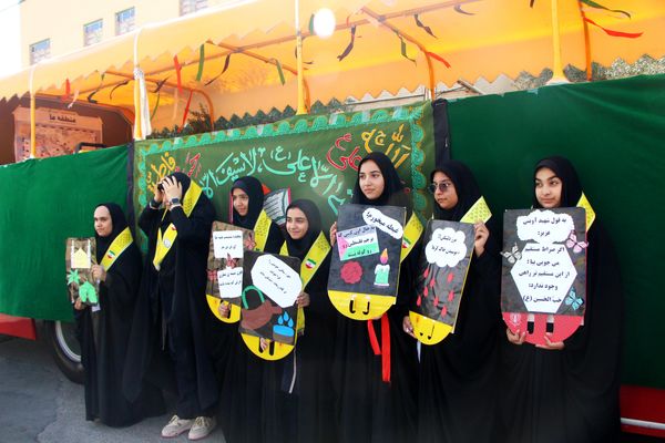 برپایی موکب عشاق الحسین در استان یزد