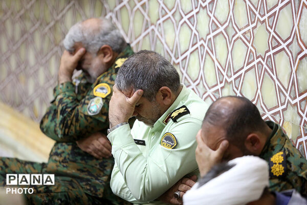 وداع با پیکر مطهر شهید عباس آقایی در قم