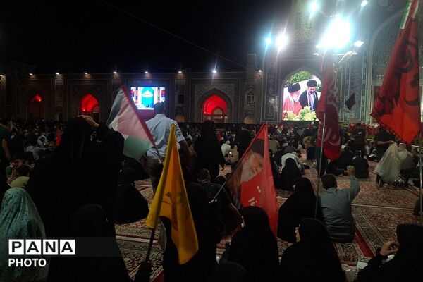 حرم مطهر رضوی میزبان مراسم چهلم آقای شهید ایران