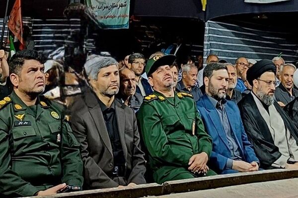خیابان شهدای سراب در آستانه اربعین رهبر شهید