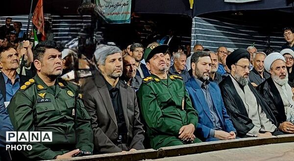 خیابان شهدای سراب در آستانه اربعین رهبر شهید