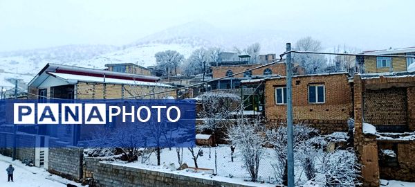 بارش برف در میانکوه 