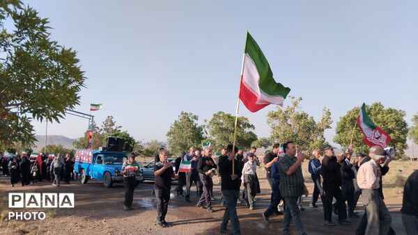 شورِ ارادت؛ رباط مراد در قاب تشییع نمادین رهبر شهید انقلاب