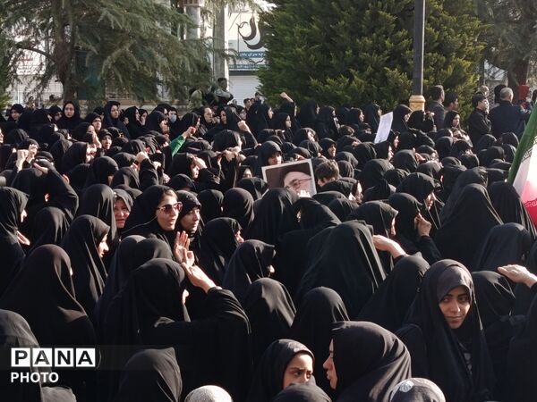 مراسم عزاداری سید علی خامنه‌ای (قدس سره )رهبر جمهوری اسلامی ایران در شهرستان کاشمر 