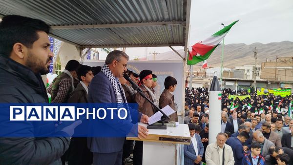 حماسه‌ای دیگر از حضور مردم شهرستان پلدختر 