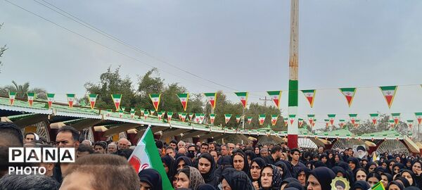 تشییع پیکر مطهر شهیده فاطمه طاهری فرد 